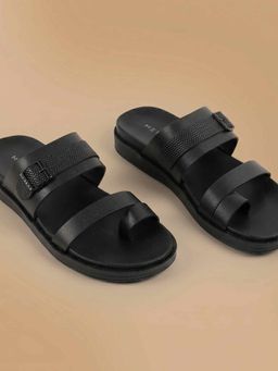 Metro - Black Men Casual Sandals