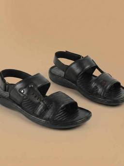 Metro - Men Black Casual - Fisherman Sandals