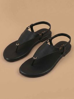 Metro - Women Black Sandals