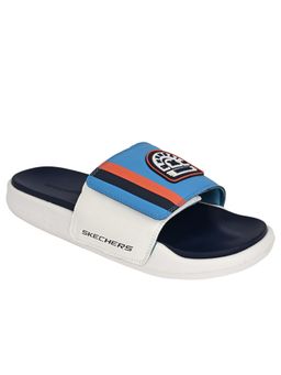 SKECHERS - Mens Blue Casual GAMBIX 2.0 Sliders