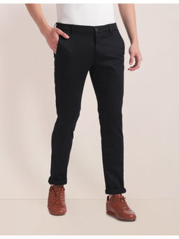 U.S. POLO ASSN. - Black Denver Slim Birdseye Dobby Chinos