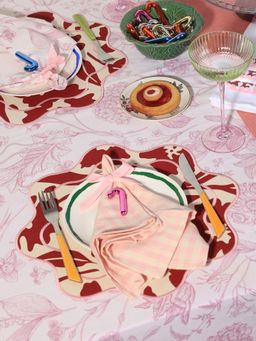 Bottega Pereira - Clara Placemat - Maroon