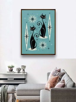 The Art House - Abstract Painting Multicolor (40X30 Inches)