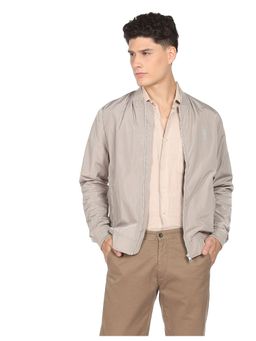 U.S. POLO ASSN. - Men Stone Solid Stand Collar Bomber Jacket