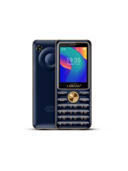 Saregama - Carvaan Mobile Keypad Phone Hindi M21 with 1500 Pre-Loaded Songs (Royal Blue)