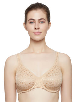 Triumph - Elegant Cotton Non Padded Wired Seamless Everyday Bra - Nude
