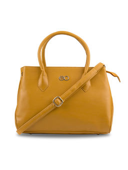 E2O - Yellow Solid Satchel Bag