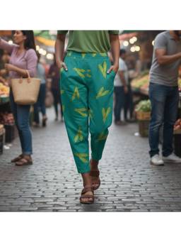MASU - Blue Bhindi Relaxed Pants