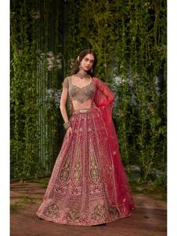 Jigar and Nikita - Virasat - The Heritage Bloom Lehenga with Blouse and Dupatta
