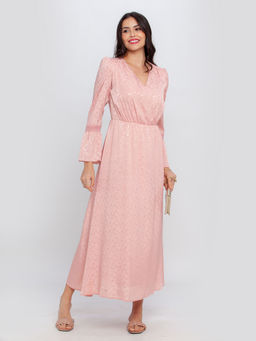 Zink London - Women Pink Floral Maxi Dress