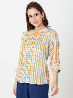 Zink London - Women Multi-Color Checks Shirts