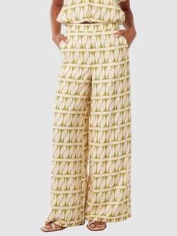 Forever New - Halle Linen Wide Leg Multi-Color Pant