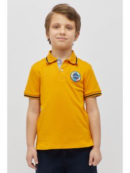 One Friday - Orange Collar T-Shirt