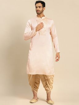 KISAH - Men Peach Kurta Set (Set of 2)