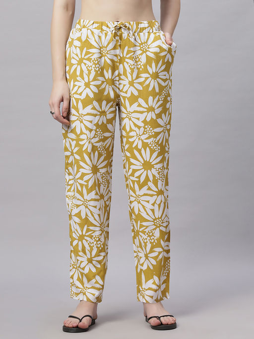 SOIE Supersoft Rayon Printed Pyjamas with Pockets