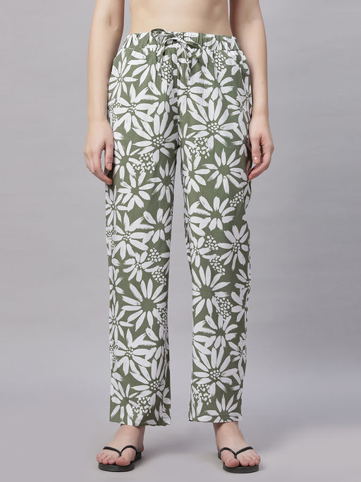 SOIE Supersoft Rayon Printed Pyjamas with Pockets
