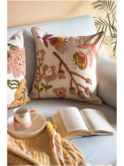 The Wishing Chair - Shauna Embroidered Cushion Cover (18x18 inches)