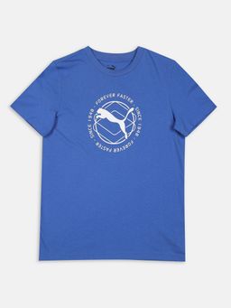 Puma - Active Sports Graphic Boys Blue T-shirts