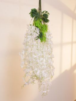 Home Bloom - Artificial Wisteria Vine Ratta Fake Hanging Garland