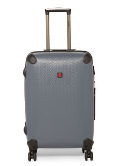 Swiss Brand - ETOY Dark Grey Color Polypropylene Material Hard 24" Medium Trolley