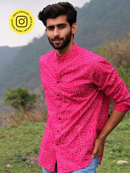 Chidiyaa - Rani Floral Block Printed Cotton Shirt