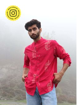 Chidiyaa - Rani Floral Block Printed Cotton Shirt