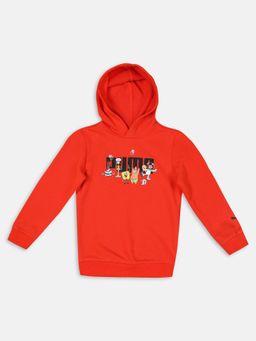 Puma - SPONGEBOB Unisex Red Hoodie