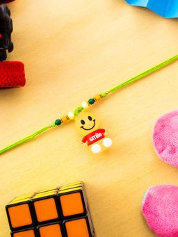 PANASH - Smiley Rakhi with Roli Chawal