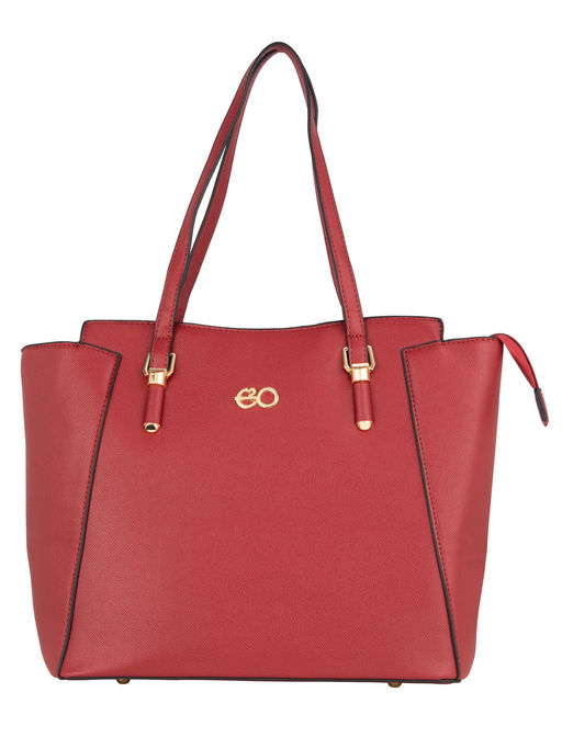 Buy E2O Red Coloured Two In One Tote With Sling Bag Online