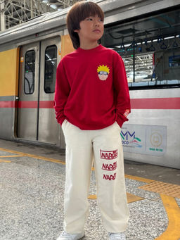 Napchief - Kids Red Naruto Kakashi Mode Sweatshirt & Joggers