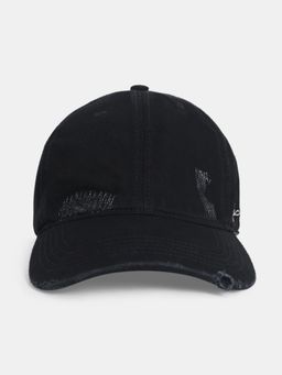 Jack & Jones - Black Ripped Denim Cap