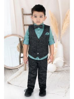 BAD BOYS - Wedding Ready Wonder Shirt, Waistcoat, Pant & Bow (Set of 4)