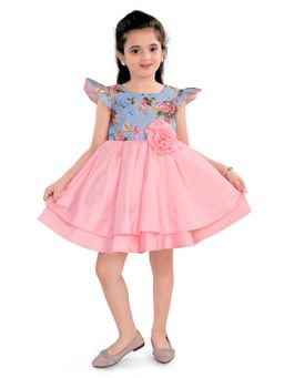 Pragya Exclusive - Baby Pink Layered Dress