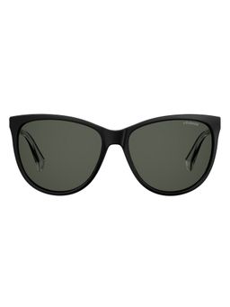Polaroid - Women UV Protected Polarized Full Rim Grey Lens Cat Eye Sunglasses - 20062580757M9 (57)