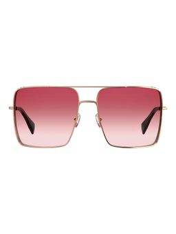 Moschino - Unisex UV Protected Polarized Full Rim Pink Lens Square Sunglasses - 201336DDB593X (59)