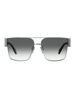 Moschino - Women UV Protected Polarized Full Rim Grey Lens Square Sunglasses - 201436010609O (60)