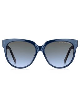 Marc Jacobs - Women UV Protected Polarized Full Rim Grey Lens Square Sunglasses - 201840PJP56GB (56)