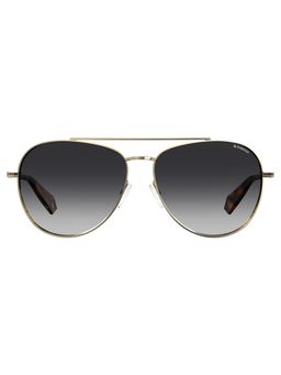 Polaroid - Men UV Protected Polarized Full Rim Grey Lens Aviator Sunglasses - 202460J5G62WJ (61)