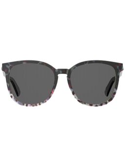 Moschino - Women UV Protected Polarized Full Rim Grey Lens Cat Eye Sunglasses - 2027260NE56IR (56)