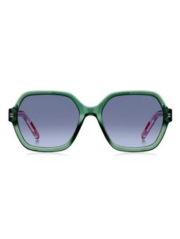 Hugo - Women UV Protected Polarized Full Rim Grey Lens Square Sunglasses - 206476JHD56GB (56)