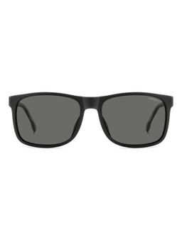 CARRERA - Men UV Protected Polarized Full Rim Grey Lens Rectangle Sunglasses - 20672400357M9 (57)