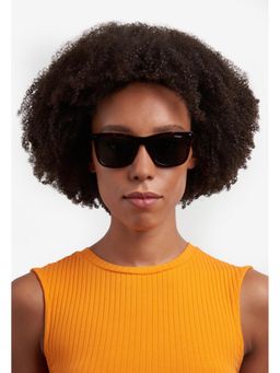Polaroid - Unisex UV Protected Polarized Full Rim Green Lens Square Sunglasses - 20678008653UC (53)