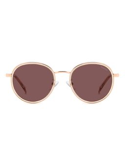 Polaroid - Unisex UV Protected Polarized Full Rim Red Lens Phantos Sunglasses - 206794DDB51KL (51)