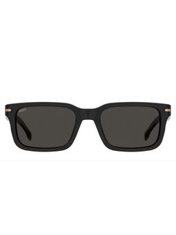 Hugo Boss - Men UV Protected Polarized Full Rim Grey Lens Rectangle Sunglasses - 20680380754IR (54)