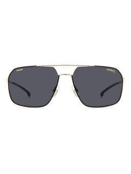CARRERA - Men UV Protected Polarized Full Rim Grey Lens Navigator Sunglasses - 206891RHL612K (61)