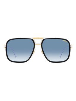 CARRERA - Men UV Protected Polarized Full Rim Blue Lens Rectangle Sunglasses - 20756080S6108 (61)
