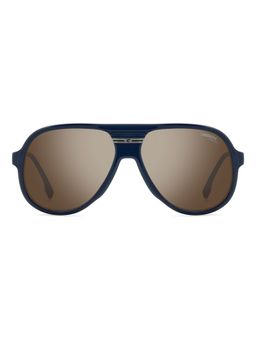 CARRERA - Men UV Protected Polarized Full Rim Brown Lens Aviator Sunglasses - 208035PJP59T4 (59)