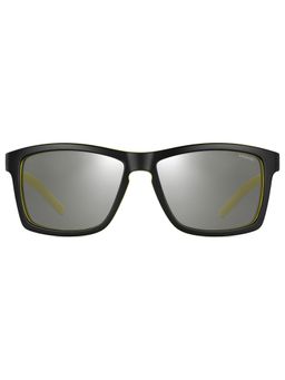 Polaroid - Men UV Protected Polarized Full Rim Grey Lens Rectangle Sunglasses - 233712ZAU57JB (57)