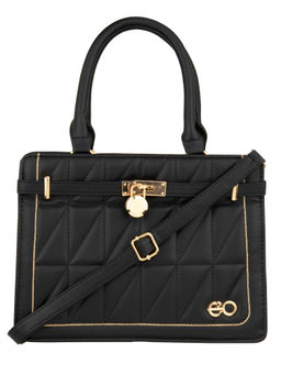 E2O - Stylish Black Womens Satchel Bag