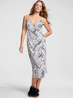 Victoria's Secret - White Printed Regular Dress